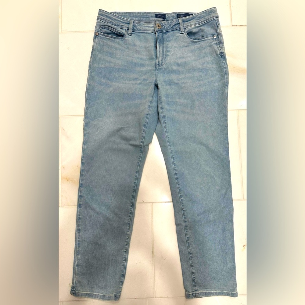 J Jill Cropped Jeans (hits at the ankle)